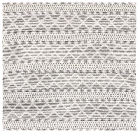 Safavieh Marbella 6'-0" x 6'-0" Rug in Ivory / Black