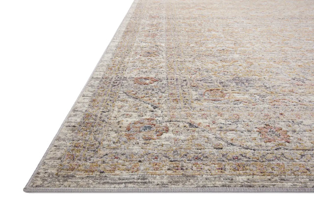 Loloi Indra Ina-01 Stone/Multi Rug - rug corner