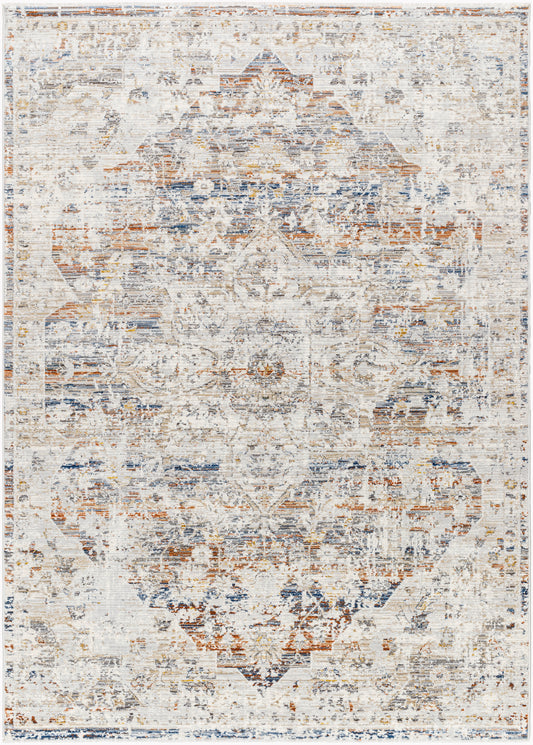 Surya Edmonton Edo-2300 Light Grey, Light Silver, Sterling Grey, Sage Area Rug