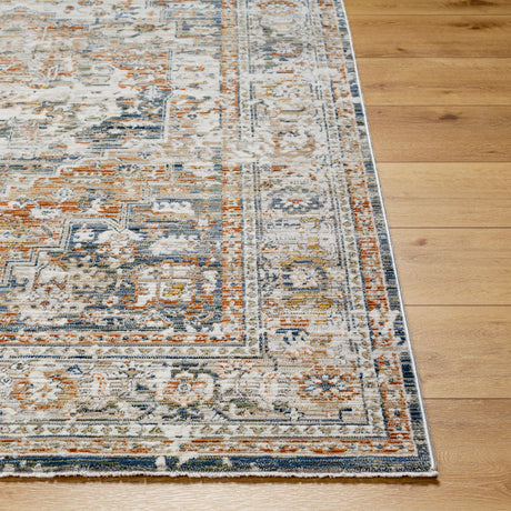 Surya Edmonton Edo-2301 Pale Slate, Light Grey, Khaki, Metallic - Silver, Sage, Pewter Rug.