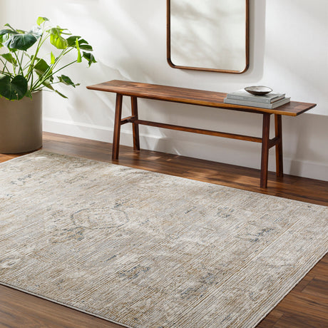 Surya Edmonton Edo-2302 Light Grey, Ash Rug.