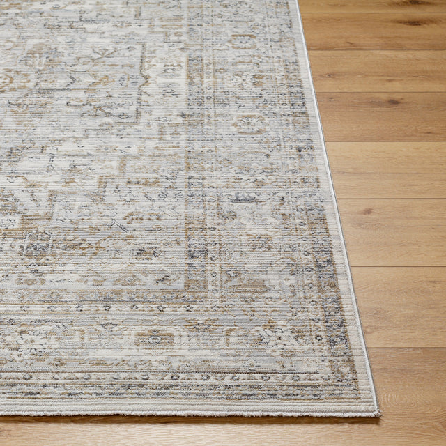 Surya Edmonton Edo-2303 Pale Slate, Light Grey, Light Silver, Metallic - Silver Rug.