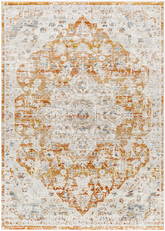 Surya Edmonton Edo-2304 Light Silver, Light Grey, Warm Grey, Light Wood, Silver, Copper Area Rug