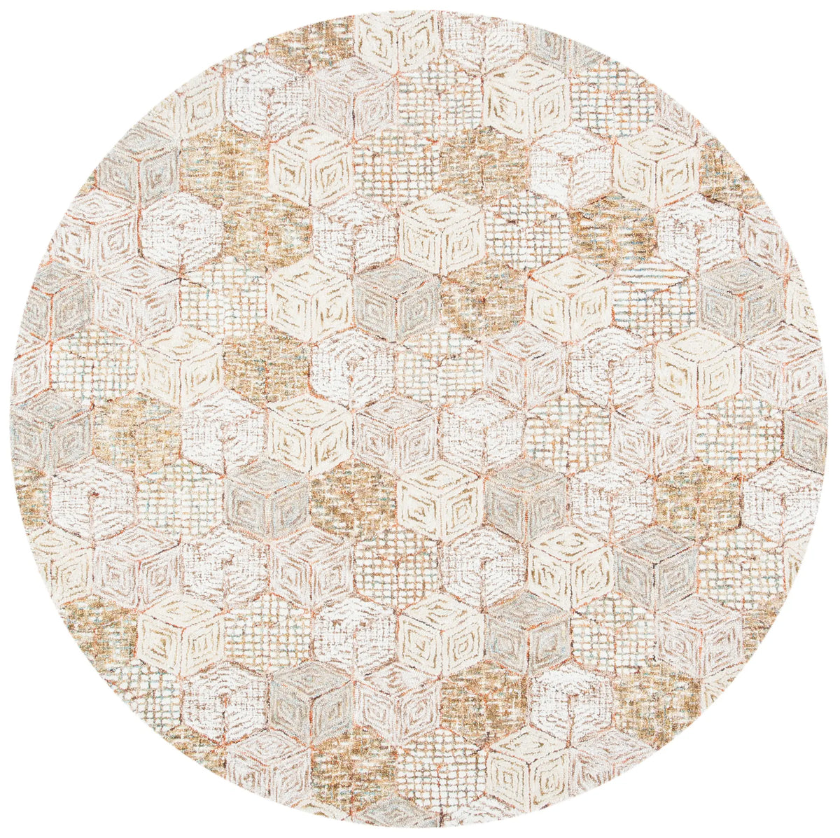 Safavieh Soho 6'-0" x 6'-0" Rug in Beige / Taupe