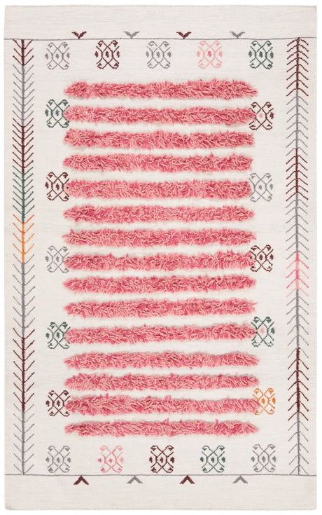 Safavieh Kenya 6'-0" x 9'-0" Rug in Ivory / Pink