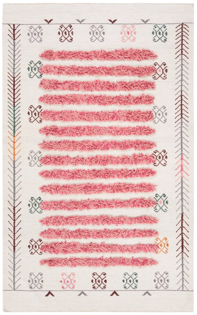 Safavieh Kenya 6'-0" x 9'-0" Rug in Ivory / Pink