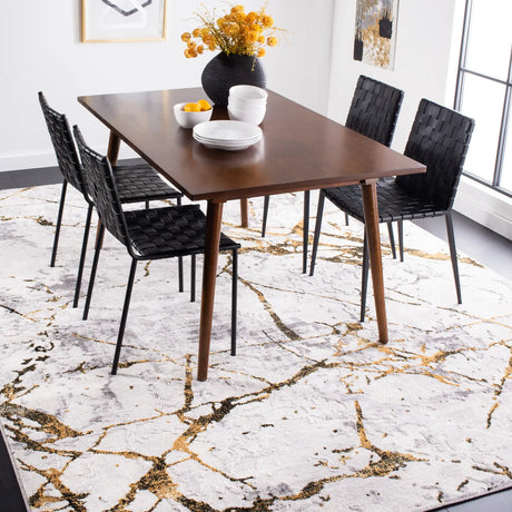 Safavieh Amelia 10'-0" x 14'-0" Rug in Grey / Gold