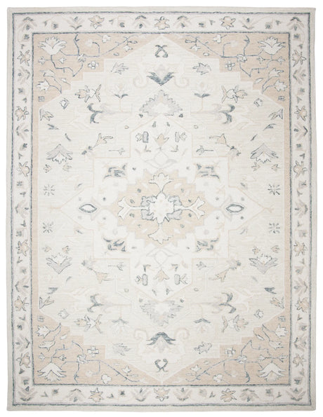 Safavieh Micro-Loop 10'-0" x 14'-0" Rug in Beige / Ivory