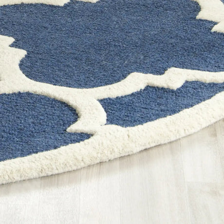 Safavieh Cambridge 6'-0" x 6'-0" Rug in Navy / Ivory