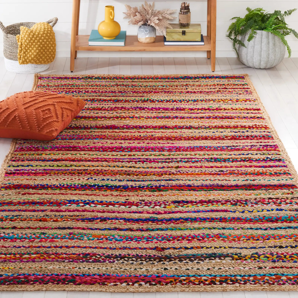 Safavieh Cape Cod 4'-0" x 6'-0" Rug in Natural / Multi