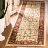 Safavieh Lyndhurst 2'-3" x 10'-0" Rug in Ivory / Red
