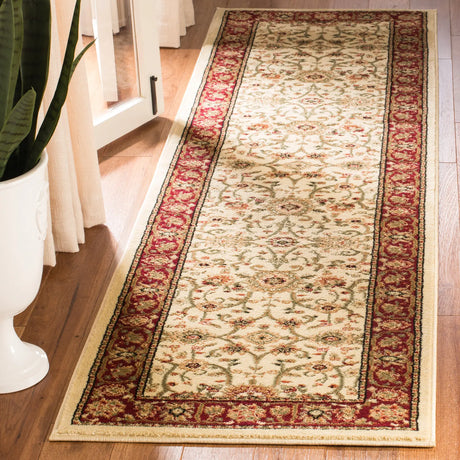 Safavieh Lyndhurst 2'-3" x 10'-0" Rug in Ivory / Red