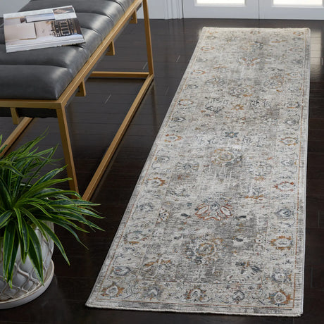 Safavieh Dream 2'-0" x 8'-0" Rug in Ivory / Light Grey