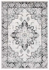 Safavieh Tulum 4'-0" x 6'-0" Rug in Ivory / Black