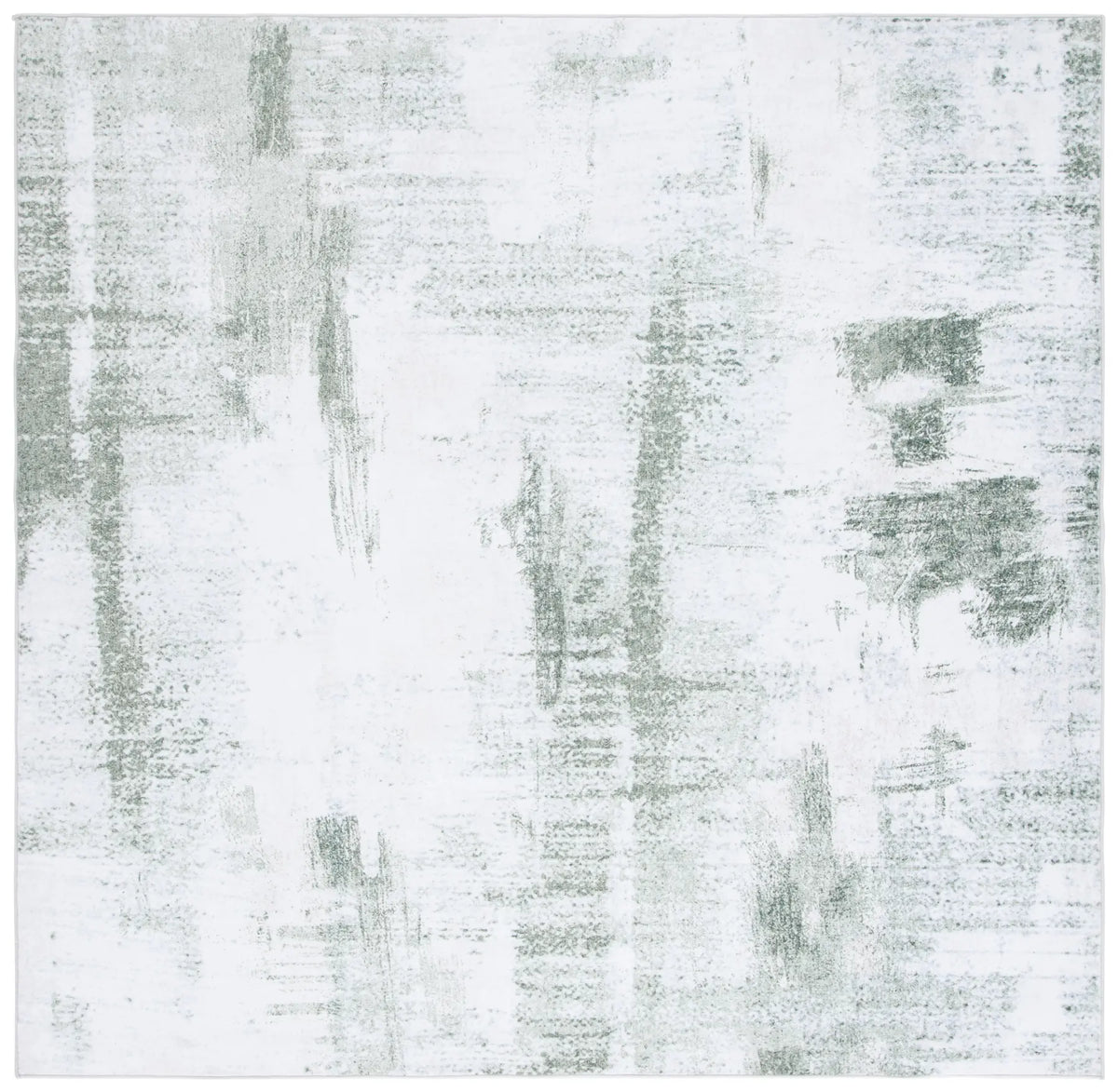 Safavieh Santa Monica 6'-0" x 6'-0" Rug in Ivory / Green
