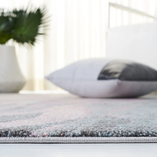 Safavieh Glacier 4'-0" x 6'-0" Rug in Pink / Blue