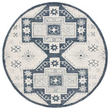 Safavieh Metro 6'-0" x 6'-0" Rug in Ivory / Dark Grey