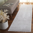 Safavieh Whisper 2'-2" x 8'-0" Rug in Grey / Ivory