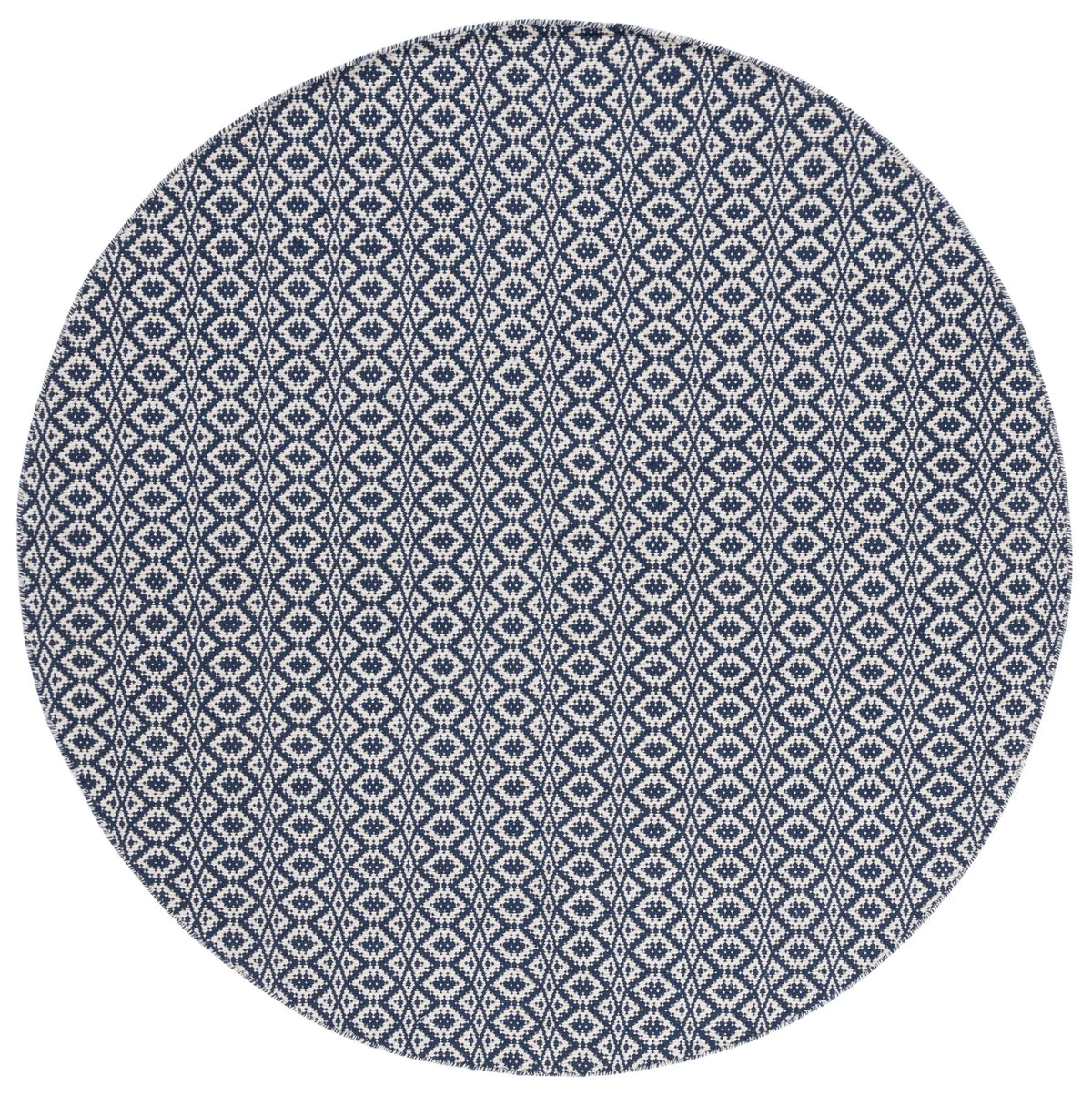 Safavieh Montauk 6'-0" x 6'-0" Rug in Ivory / Navy