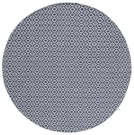 Safavieh Montauk 6'-0" x 6'-0" Rug in Ivory / Navy
