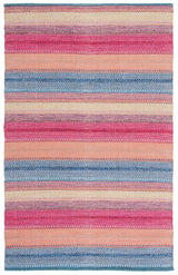 Safavieh Montauk 4'-0" x 6'-0" Rug in Blue / Red