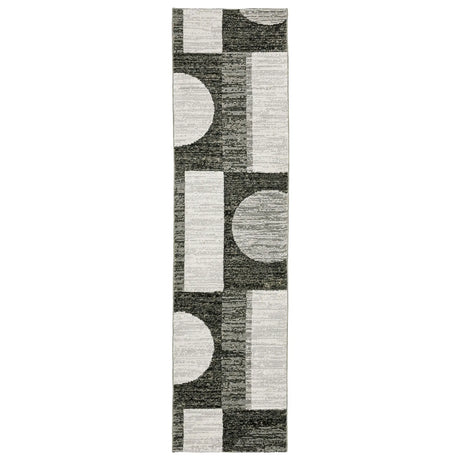 Oriental Weavers Sphinx Strada Str06 Charcoal/ Grey Rugs - runner