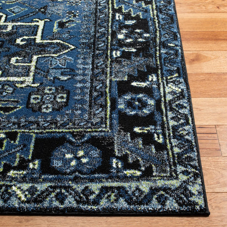 Safavieh Vintage Hamadan 4'-0" x 6'-0" Rug in Blue / Grey