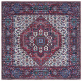 Safavieh Tucson 6'-0" x 6'-0" Rug in Red / Blue