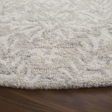 Safavieh Ebony 6'-0" x 6'-0" Rug in Grey / Ivory