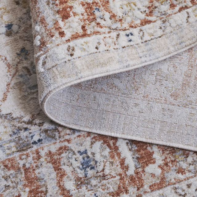 Safavieh Scarlett 400 4'-0" x 6'-0" Rug in Beige / Ivory Rust