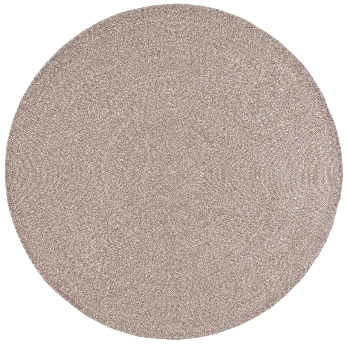 Safavieh Braided 6'-0" x 6'-0" Rug in Ivory / Beige