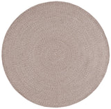 Safavieh Braided 6'-0" x 6'-0" Rug in Ivory / Beige
