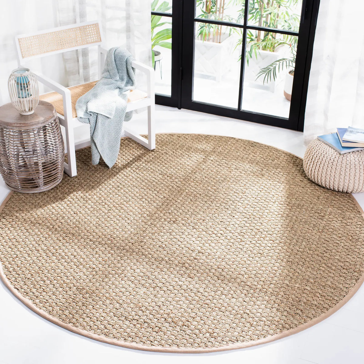 Safavieh Natural Fiber 10'-0" x 10'-0" Rug in Natural / Beige