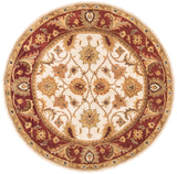Safavieh Classic 6'-0" x 6'-0" Rug in Ivory / Red