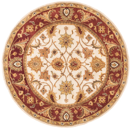 Safavieh Classic 6'-0" x 6'-0" Rug in Ivory / Red