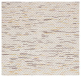 Safavieh Marbella 6'-0" x 6'-0" Rug in Ivory / Dark Brown