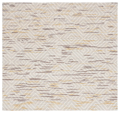 Safavieh Marbella 6'-0" x 6'-0" Rug in Ivory / Dark Brown