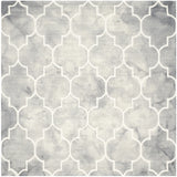 Safavieh Dip Dye 7'-0" x 7'-0" Rug in Grey / Ivory