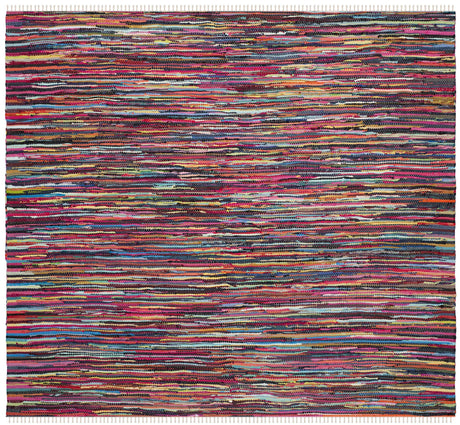 Safavieh Rag Rug 6'-0" x 6'-0" Rug in Multi