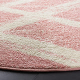 Safavieh Adirondack 6'-0" x 6'-0" Rug in Rose / Cream