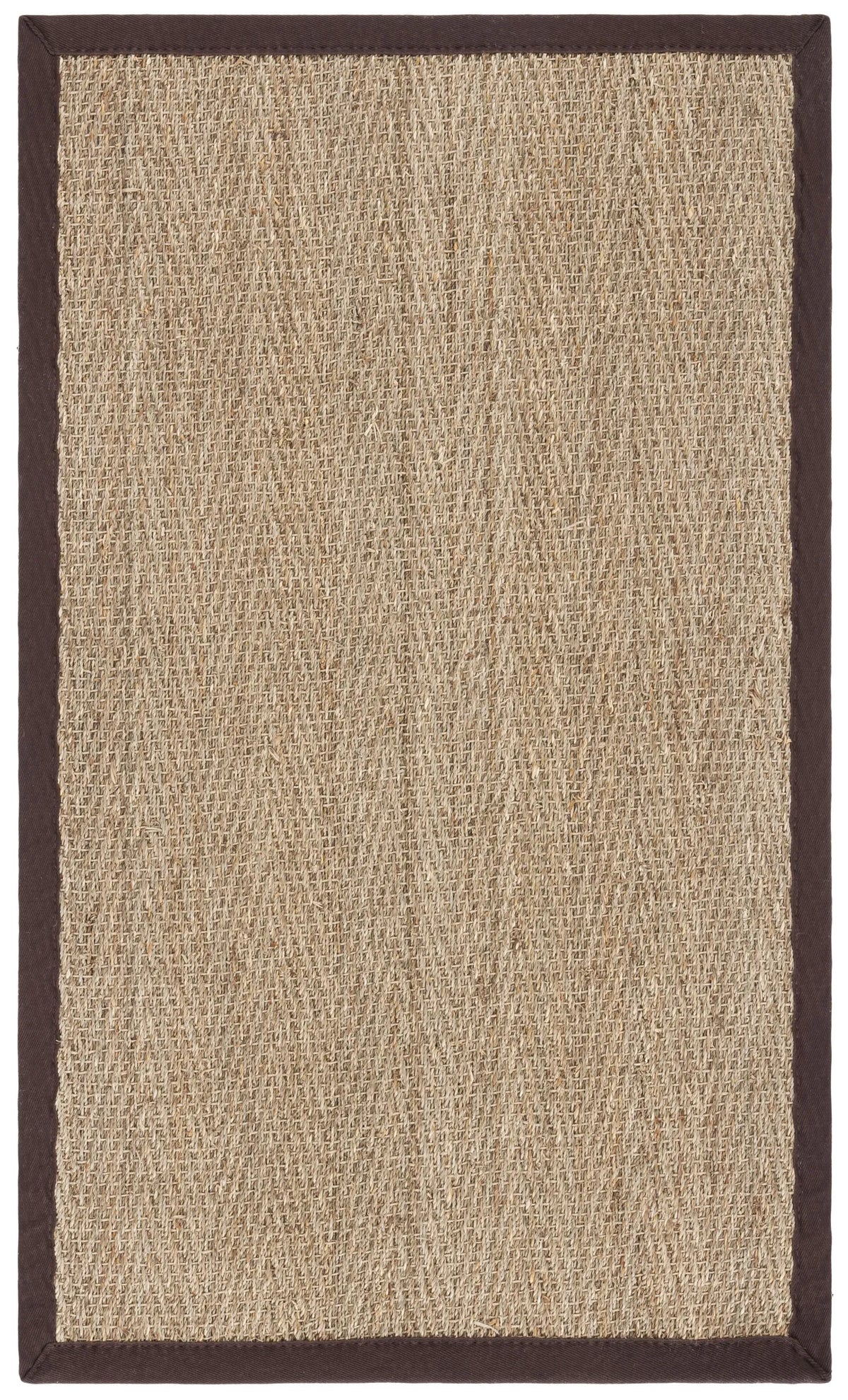 Safavieh Natural Fiber 3'-0" x 5'-0" Rug in Natural / Dark Brown
