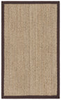 Safavieh Natural Fiber 3'-0" x 5'-0" Rug in Natural / Dark Brown