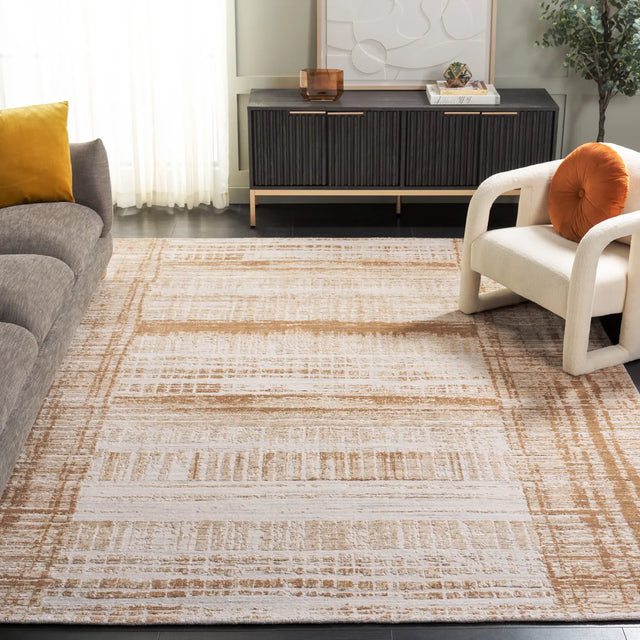 Safavieh Bedford 10'-0" x 14'-0" Rug in Beige / Gold