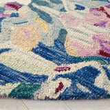 Safavieh Blossom 6'-0" x 6'-0" Rug in Light Blue / Plum