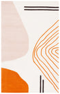 Safavieh Rodeo Drive 4'-0" x 6'-0" Rug in Ivory / Rust