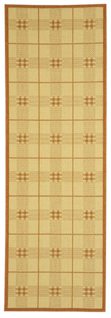 Safavieh Courtyard 2'-3" x 6'-7" Rug in Natural / Terra