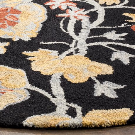 Safavieh Blossom 6'-0" x 6'-0" Rug in Black / Multi