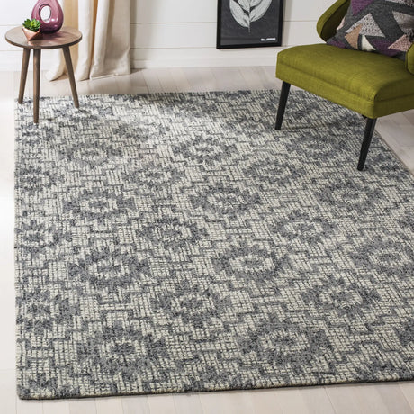 Safavieh Abstract 6'-0" x 9'-0" Rug in Ivory / Dark Grey