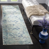 Safavieh Madison 2'-3" x 10'-0" Rug in Ivory / Blue
