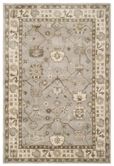 Safavieh Royalty 4'-0" x 6'-0" Rug in Silver / Cream